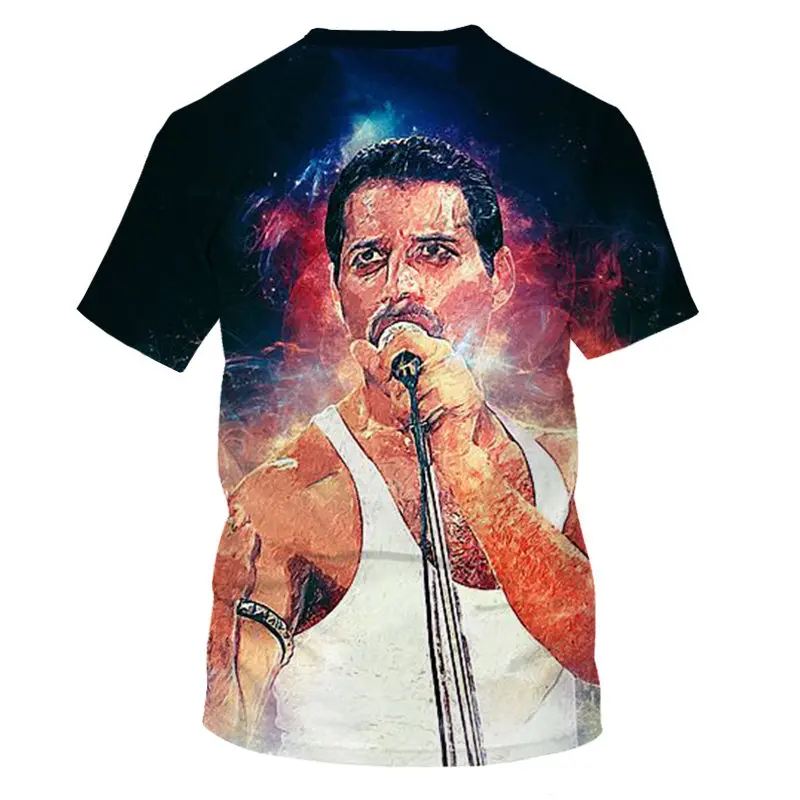 Freddie Mercury The queen Band Футболка Мужская Хип-Хоп рок хипстерская футболка повседневные футболки harajuku Top TeesStar футболка Размер S-6XL
