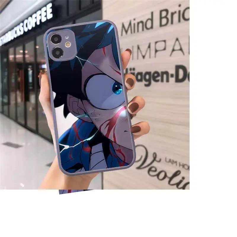 

Anime My hero academia Phone Cases matte transparent For iphone 7 8 11 12 plus mini x xs xr pro max cover