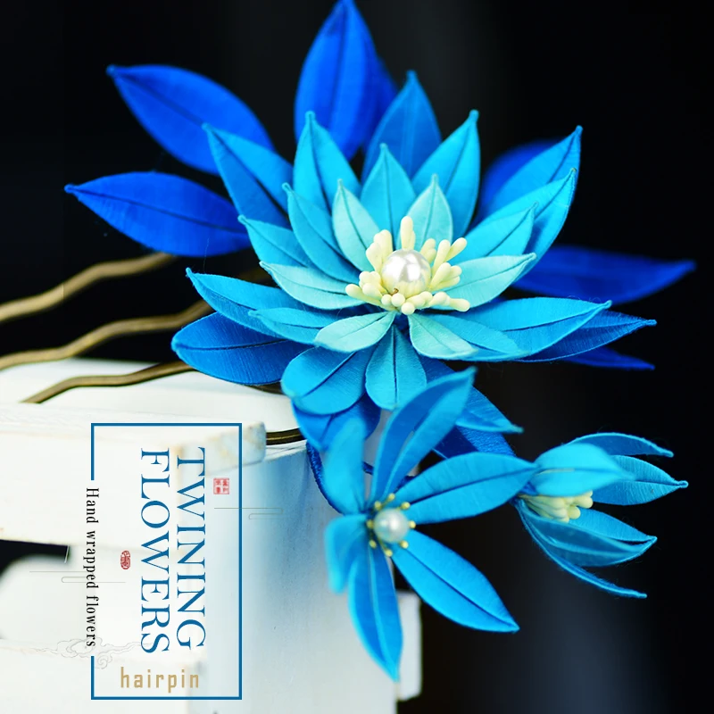 Цветок в обертке набор сделай сам шелковая нить ручная работа Ретро ювелирные