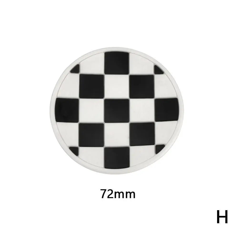 black white72cm Для mini cooper Полезная Противоударная чашка с силиконовой защитой NON-SLIP накладки mini cooper S compatriot partner R55 R56 R57 R60 F55 f56 - Название цвета: black white72cm