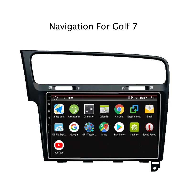 10 1 &quotRAM 2G ROM 32G Android 8 автомобильный DVD GPS плеер для VW Golf 7 2014 2018 Радио стерео головное