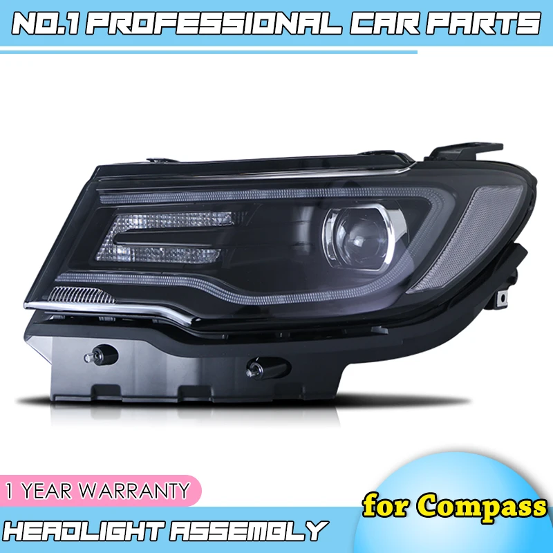 Автомобильные аксессуары для Jeep Compass фары 2018-2020 светодиодсветодиодный DRL
