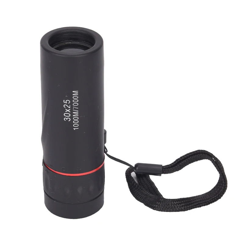 

30x25 HD Optical Monocular Telescope With Strap Low Night Vision Waterproof Mini Zoomable 10X Focus Telescope Hunting Scope
