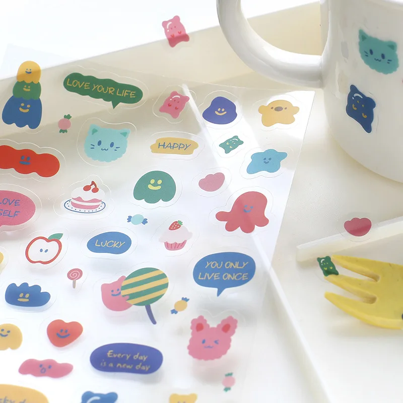1 шт. декоративные наклейки в виде животных | Канцтовары для офиса и дома