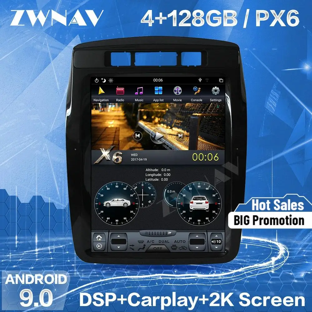 Автомобильный мультимедийный плеер 128 ГБ экран Тесла для VW Volkswagen Touareg 2011 2012 2013 2014