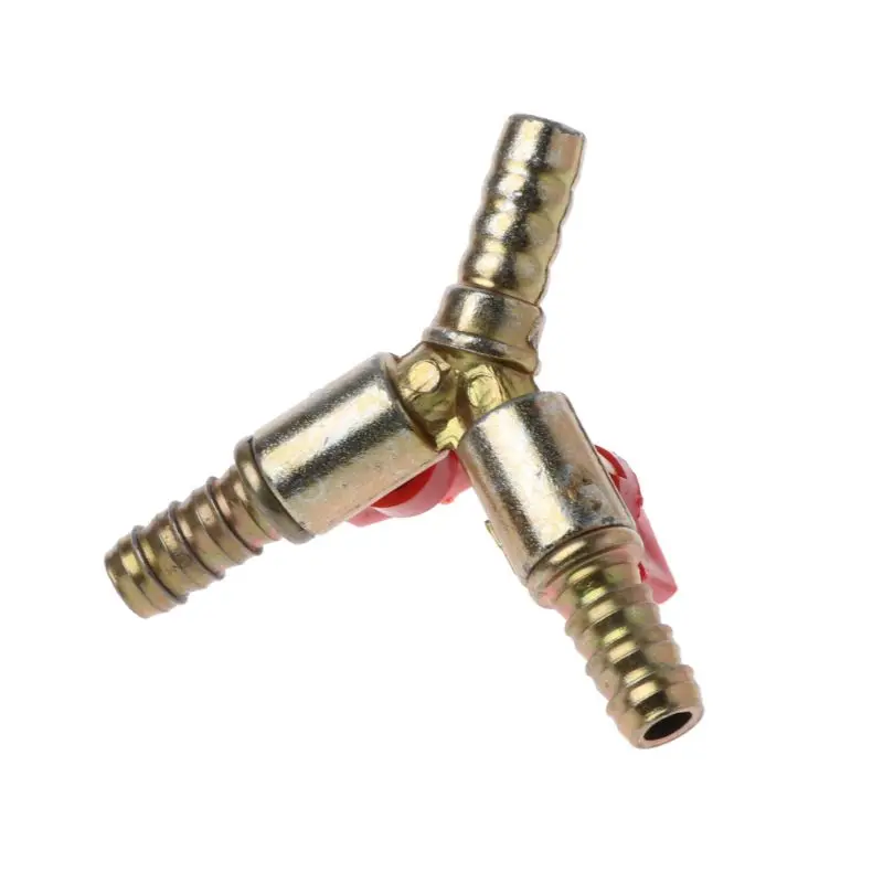 3 ходовой запорный шаровой кран из цинкового сплава фитинг для шланга топливо