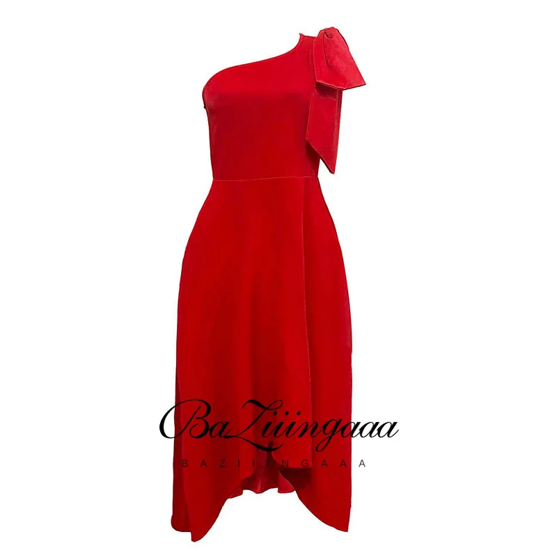 

BAZIIINGAAA Plus Size Evening Dresses Women With Long Sleeve V Neck Polyester Fabric is Stretch Fashion Women Clothes Dresses