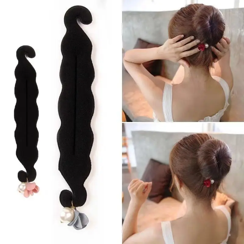 

Заколки для волос для девочек, бигуди для конского хвоста, аксессуары для волос для девочек, резинка, аксессуары для волос для женщин, эласти...