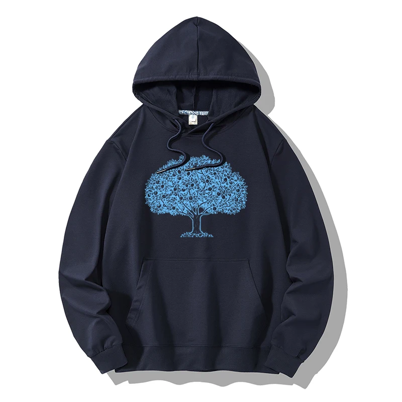 

Plant Print Hoodie Fashion Hip Hop Band Logo Design Hoodies Fashion Hooded Sleeve Sweatshirt Hoody Topsjackets for Women 2021