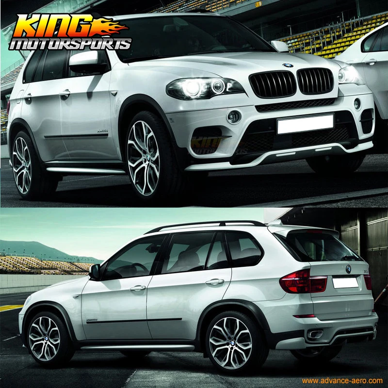 Подходит для 2011 2013 E70 X5 35d 35i LCI AERO Bodykit бампер спойлер губ Передняя Задняя крышка