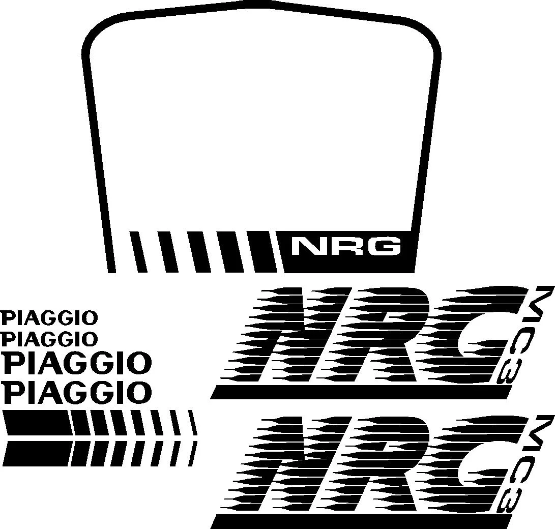 Наклейки графические для скутера Piaggio NRG 2001 MC3 | Автомобили и мотоциклы