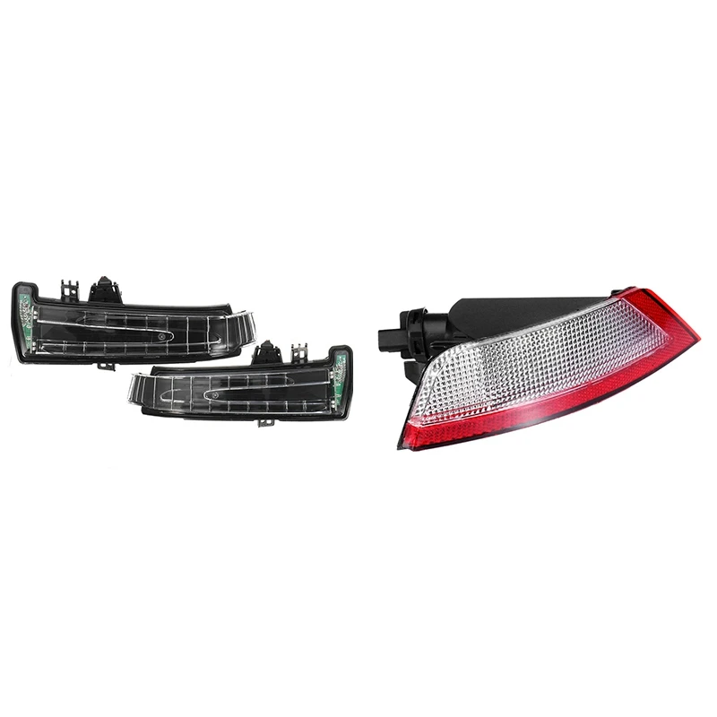 

1 Pair Turn Signal Light Lens for Mercedes W204 & 1x Bumper Right O/S Rear Reverse Lamp with Bulbs for Ford Focus Kuga