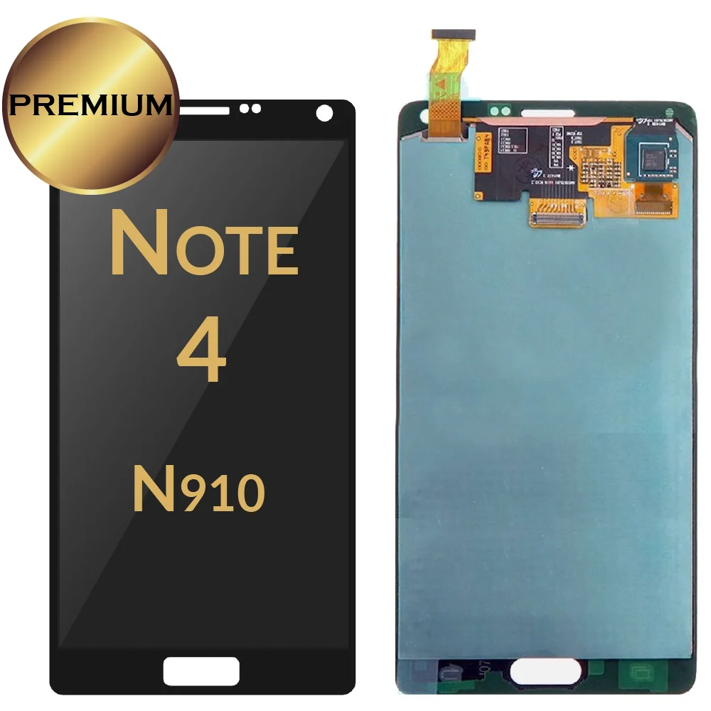 Оригинальный Amoled дисплей для samsung Galaxy Note4 ЖК с сенсорным экраном дигитайзер N910F N910A
