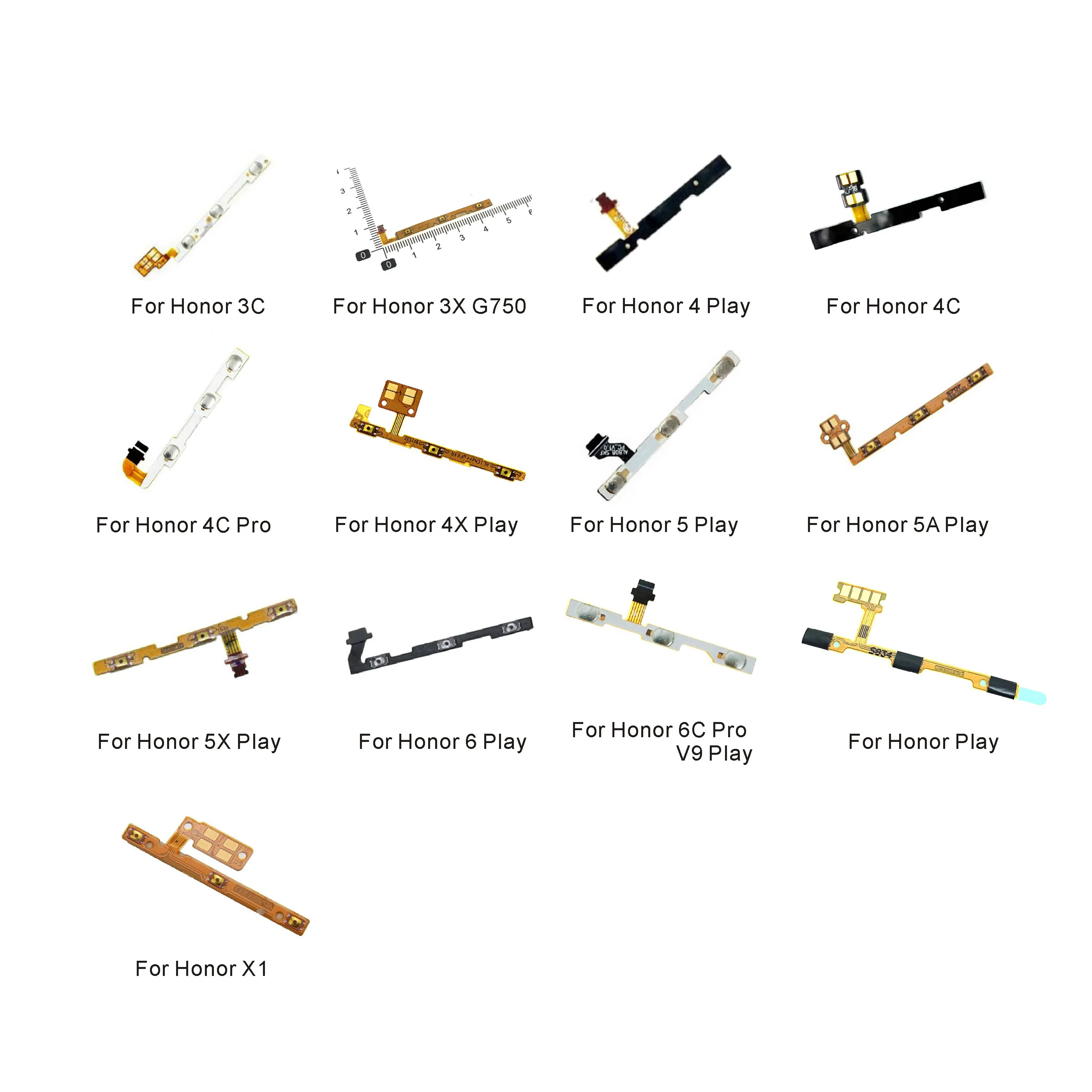 Кнопки включения/выключения питания и увеличения громкости гибкий кабель для