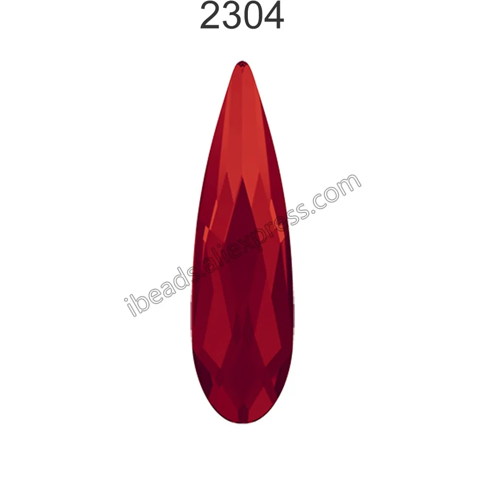 2 шт.) оригинальные кристаллы от Swarovski 2304 капля дождя плоская задняя сторона без горячей фиксации Стразы для женщин дизайн ногтей украшения одежды