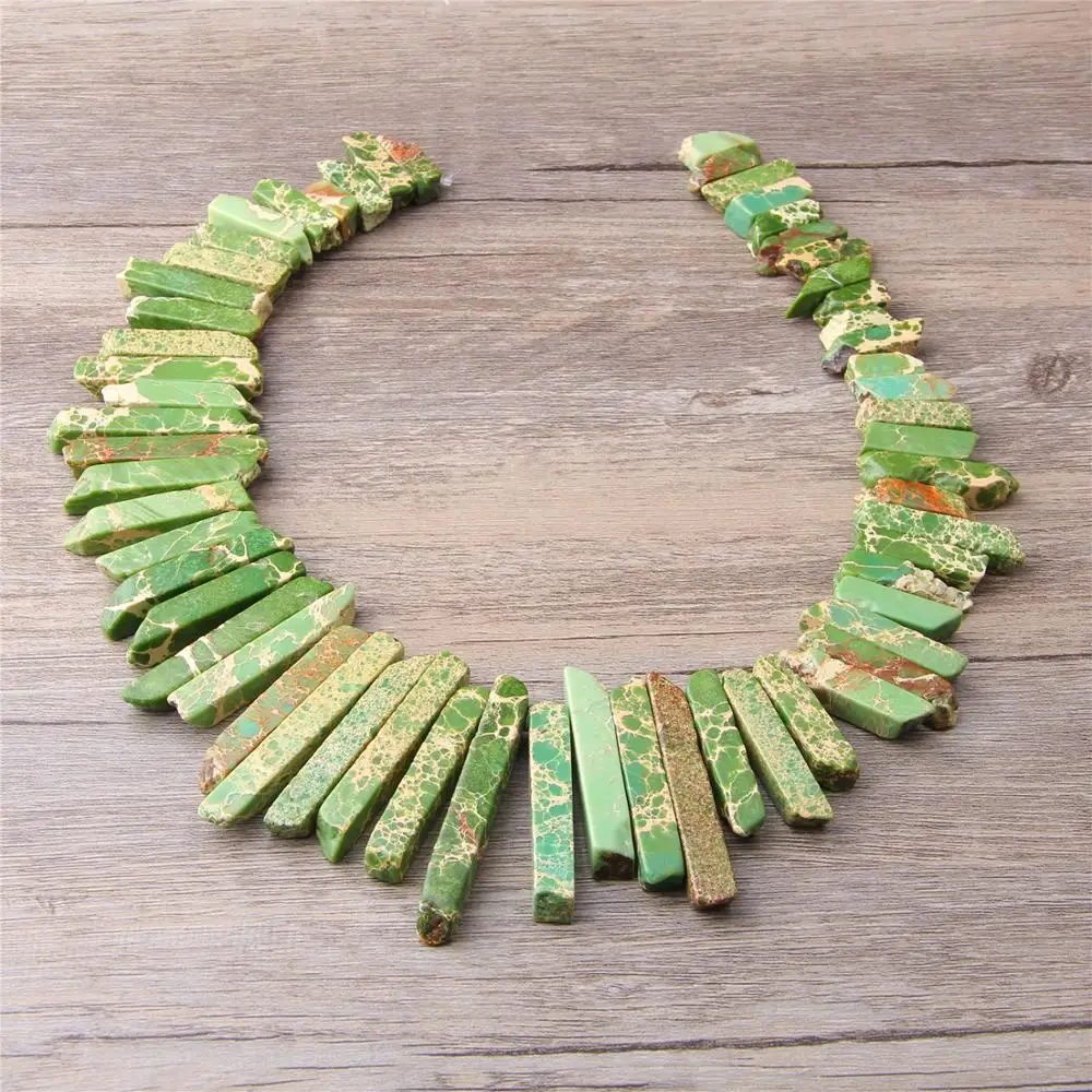 Бусины Из Камня императора градиентные бусины с бусинами ювелирное украшение