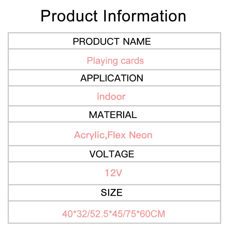 

LED Neon Customize Signs Sign Lights Wall for Home House Bar Room Decor Motel Art Word Playing Cards Logo Lighting Plate Sconce