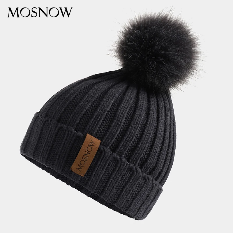 Новинка 2020 зимняя женская шапка акриловые шапочки с помпонами Теплая Лыжная