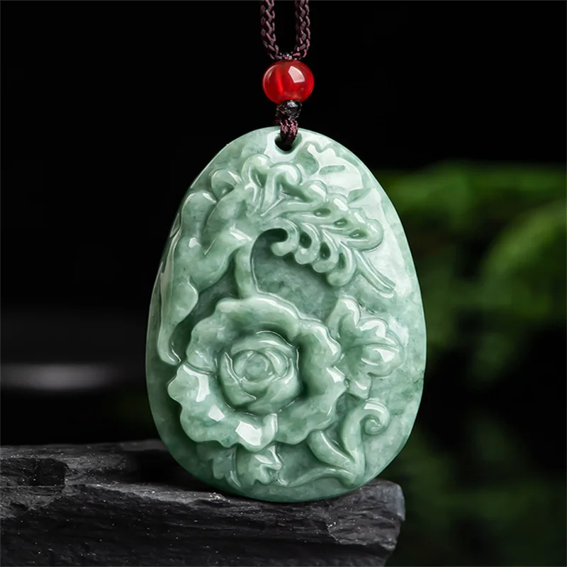 

Лидер продаж, ожерелье с кулоном из натурального нефрита с ручной резьбой, модные ювелирные изделия, аксессуары для мужчин и женщин, подарки...