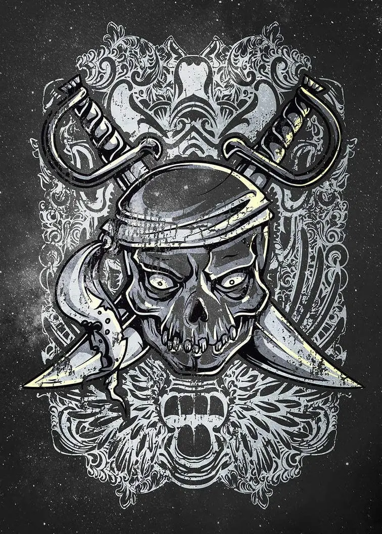 

Пиратский флаг аксессуары для дома и бара Металлические Пластины декор комнаты Капитан Морган наклейки жестяной знак игровые комнаты Винт...