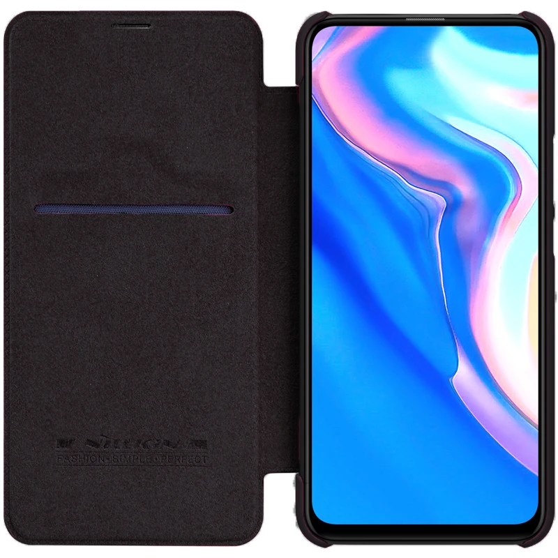 Huawei P Smart Z кейс чехол серии QIN винтажный Флип кожаный для huawei откидная крышка с