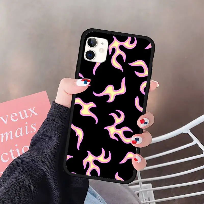 

Fashion flame Fire Phone Case for iPhone 11 12 pro XS MAX 8 7 6 6S Plus X 5S SE 2020 XR