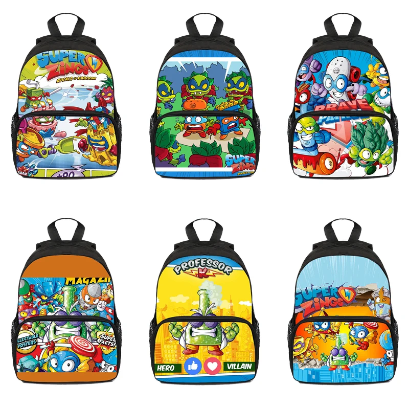 

Children Superzings Backpack Kids Cartoon Super Zings Kindergarten Schoolbag Boys Girls Toddler Anime Knapsack Rucksack Mochila