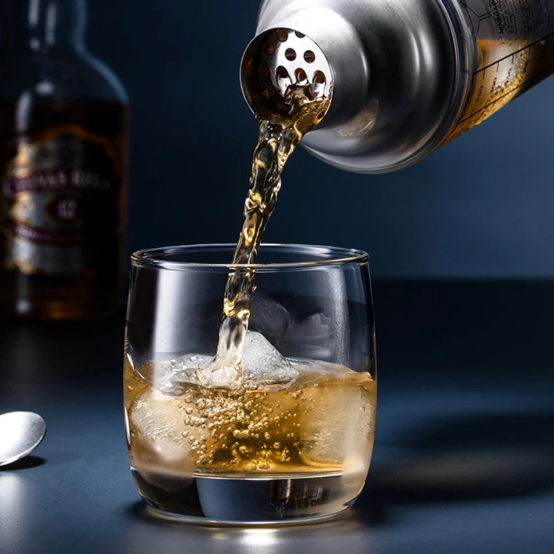 Шейкер для коктейлей Martini стеклянные весы шампанского вина напитков шейкер