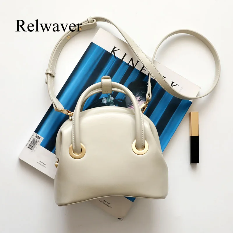 

Relwaver 2022 new niche shell bag fashion small women handbag hasp mini shoulder cross body bag