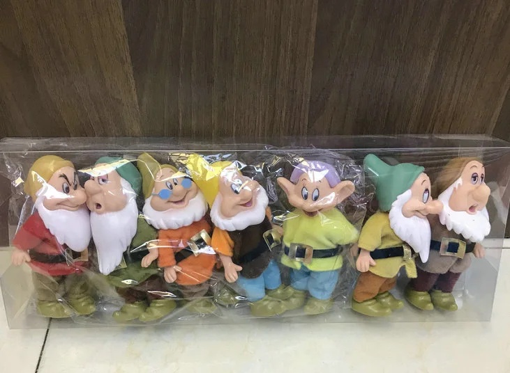 Экшн-фигурки 10 видов стилей Disney Белоснежка и семь гномов аниме Принцесса ПВХ