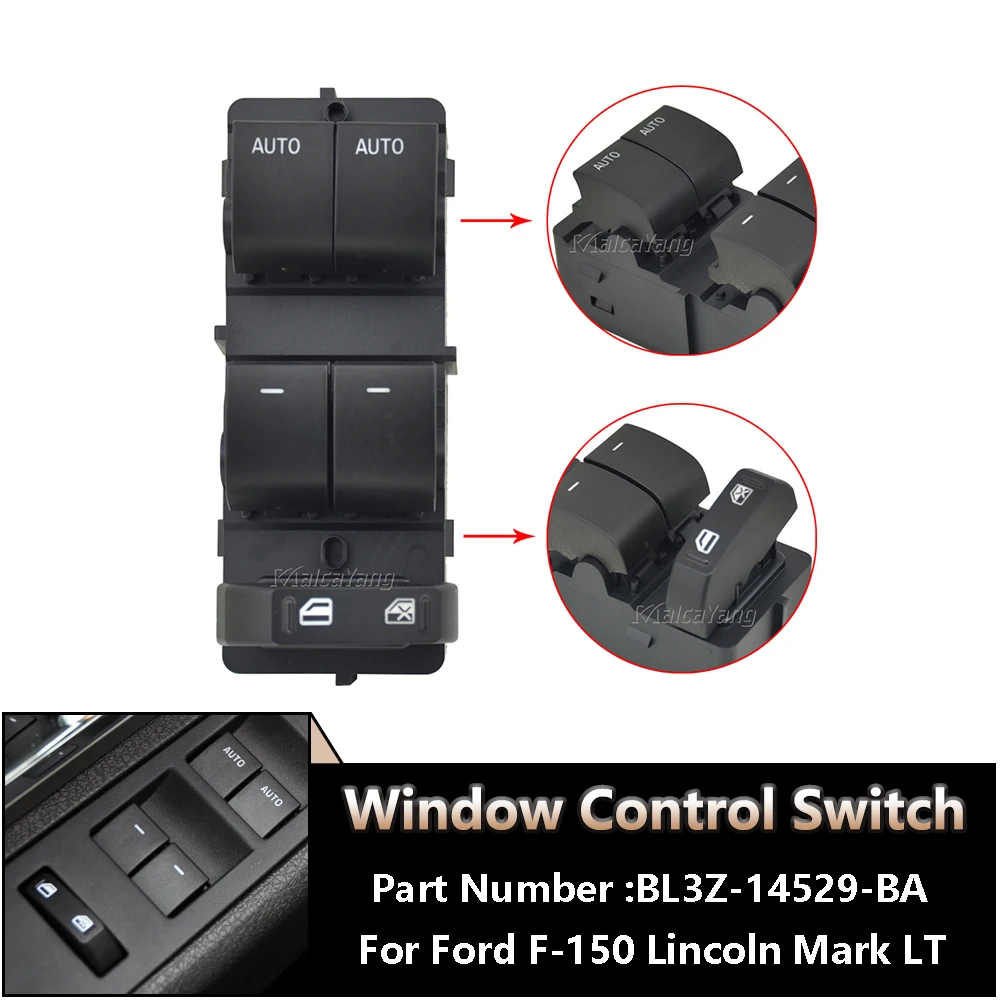 

BL3Z-14529-BA новая кнопка управления электрическим окном для Ford F-150 Lincoln Mark LT 2011 2012 2013 2014 автомобильные аксессуары