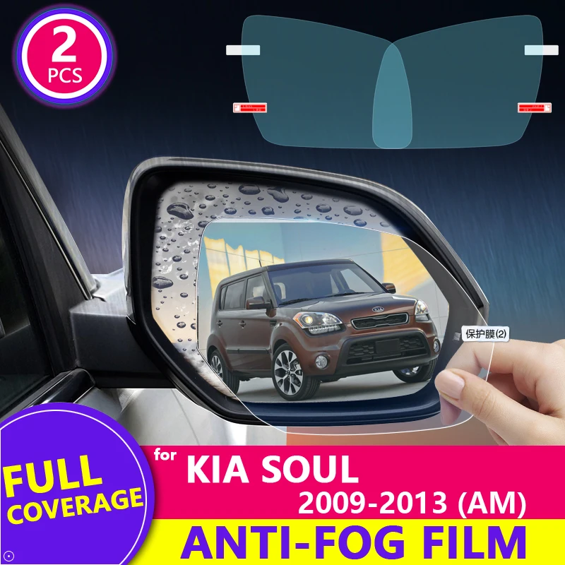 Зеркало заднего вида с полным покрытием противотуманная пленка для Kia Soul 2009 ~ 2013 AM