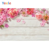 yeele photophone flower white wooden board planks decor photography background customized photographic backdrop for photo studio