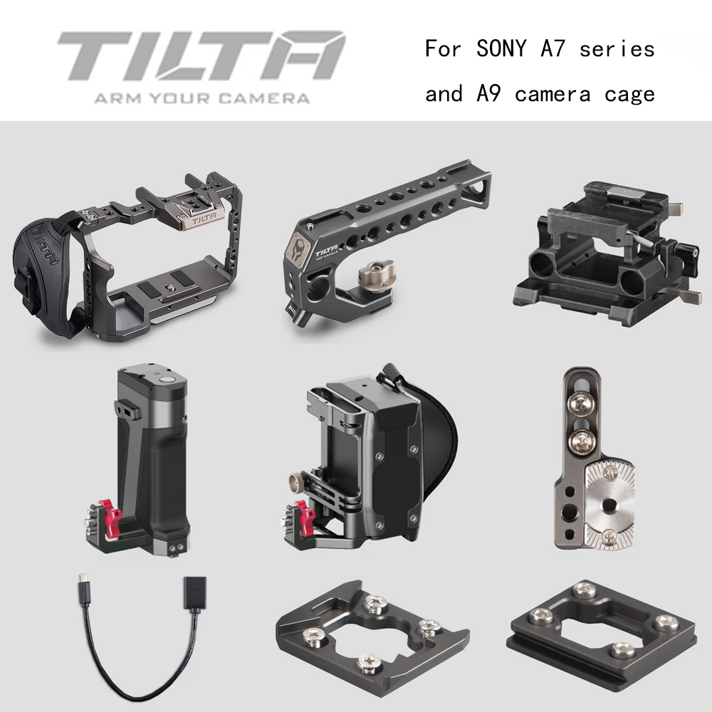 Tilta TA-T17-A-G Rig Cage для sony A7II A7III A7S A7S II A7R II A7R IV A9 Rig Cage для sony A7/A9 серии Tiltaing аксессуары