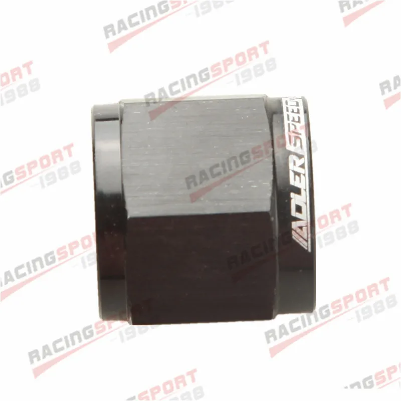 AN8 AN-8 до 1/2 дюйма трубчатые гайки монтажный адаптер анодированный черный