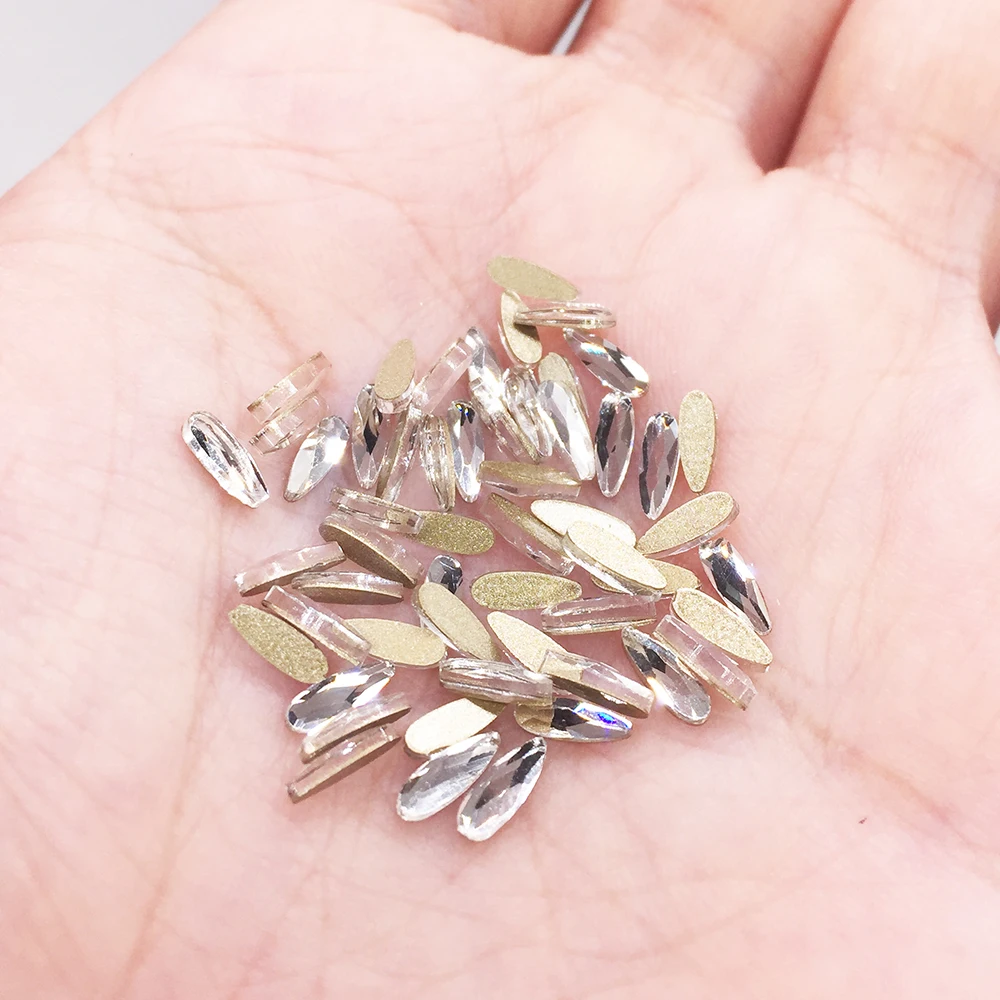 Блестящие акриловые алмазные накладки стразы 3D дизайн ногтей декоративные