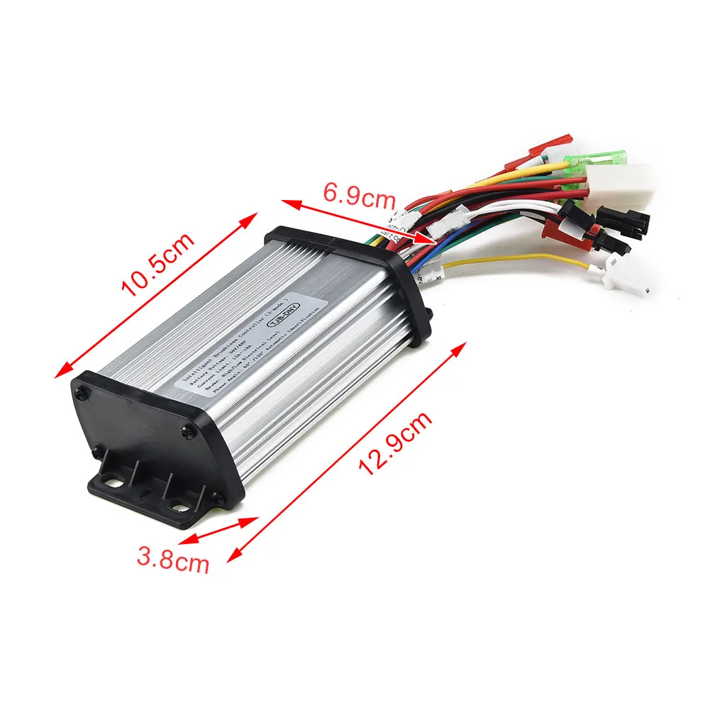 

36V/48V 350W Brushless Controller 6 Tubes for Scooter Electric Bicycle Motor Intelligent Dual-mode DC Controller