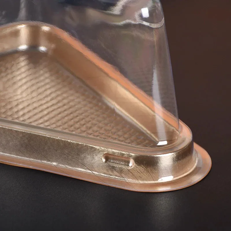 1 шт. портативные треугольные коробки для торта прозрачная Водонепроницаемая