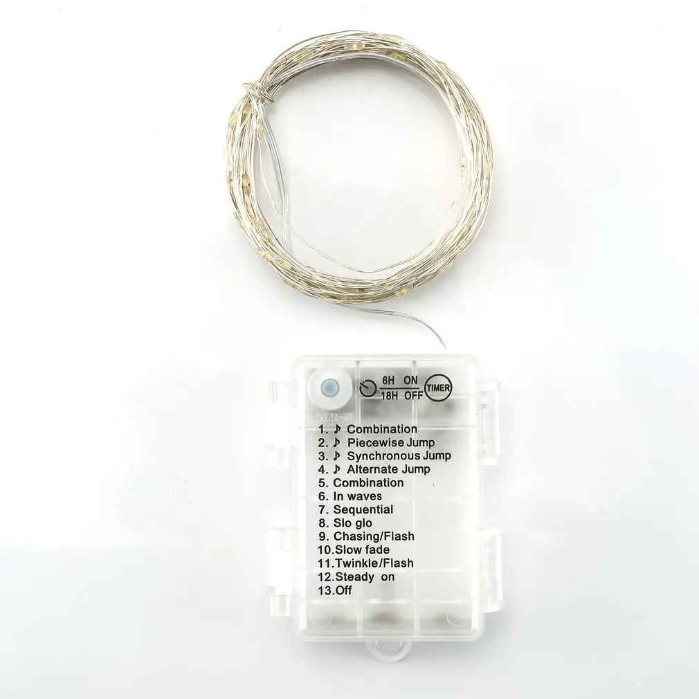 Светодиодная гирлянда четыре линии пульт дистанционного управления 10 м 100