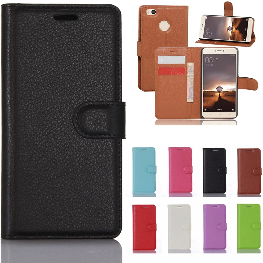 

Для Xiaomi Mi 4S (полиуретан) с откидной крышкой для Xiaomi Mi 4S кошелек чехол для телефона с отделениями для карт облегающий чехол для Mi 4S MI4SCover Coque Fundas