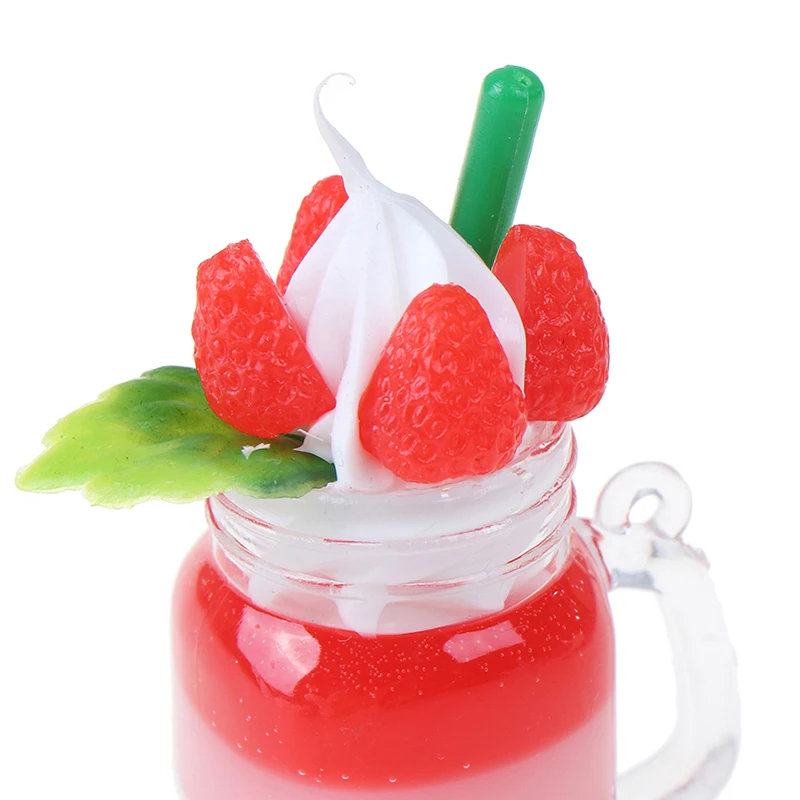 1 шт. милый кукольный домик миниатюрный напиток Клубничное мороженое чашка набор