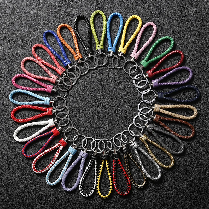 Классический кожаный брелок изготовленный на заказ подарок день рождения для