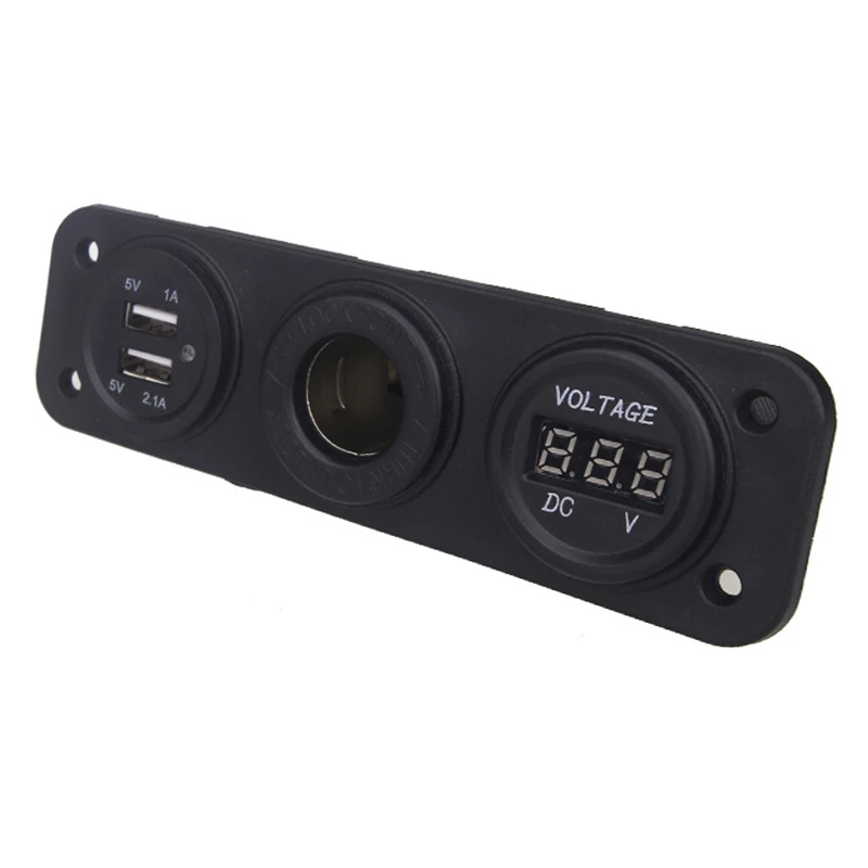 Зарядное устройство с разъемом для сигарет Hi-power двойной USB адаптер зарядки DC12V