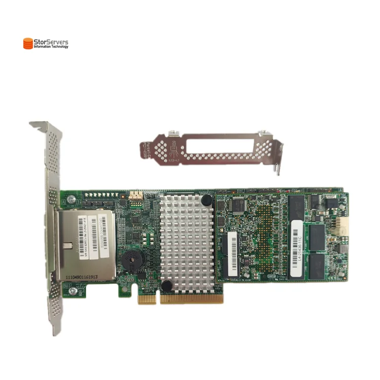 

Карта контроллера LSI00333 MegaRAID SAS 9286CV-8e 8Port 6 ГБ s PCIE3.0 1 Гб
