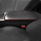 Внутренняя отделка автомобиля, карбоновый стиль, микрофибра, кожа, центральный подлокотник, наклейка, отделка для Toyota Prius 2004 2005 2006 2007 2008 2009