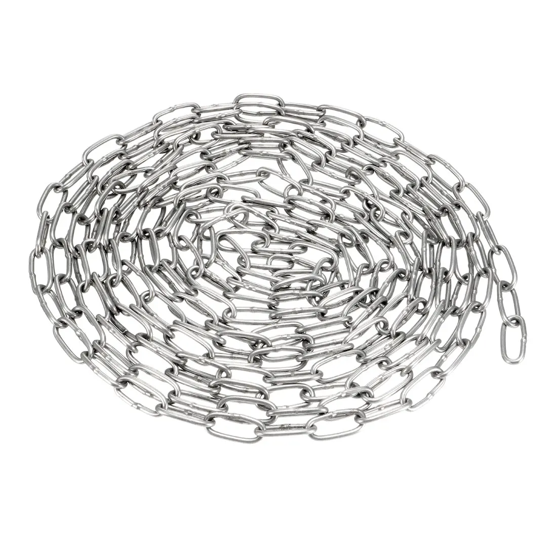 

uxcell Stainless Steel 304 Hardened Proof Coil Chain Thickness 2.5m-20kg