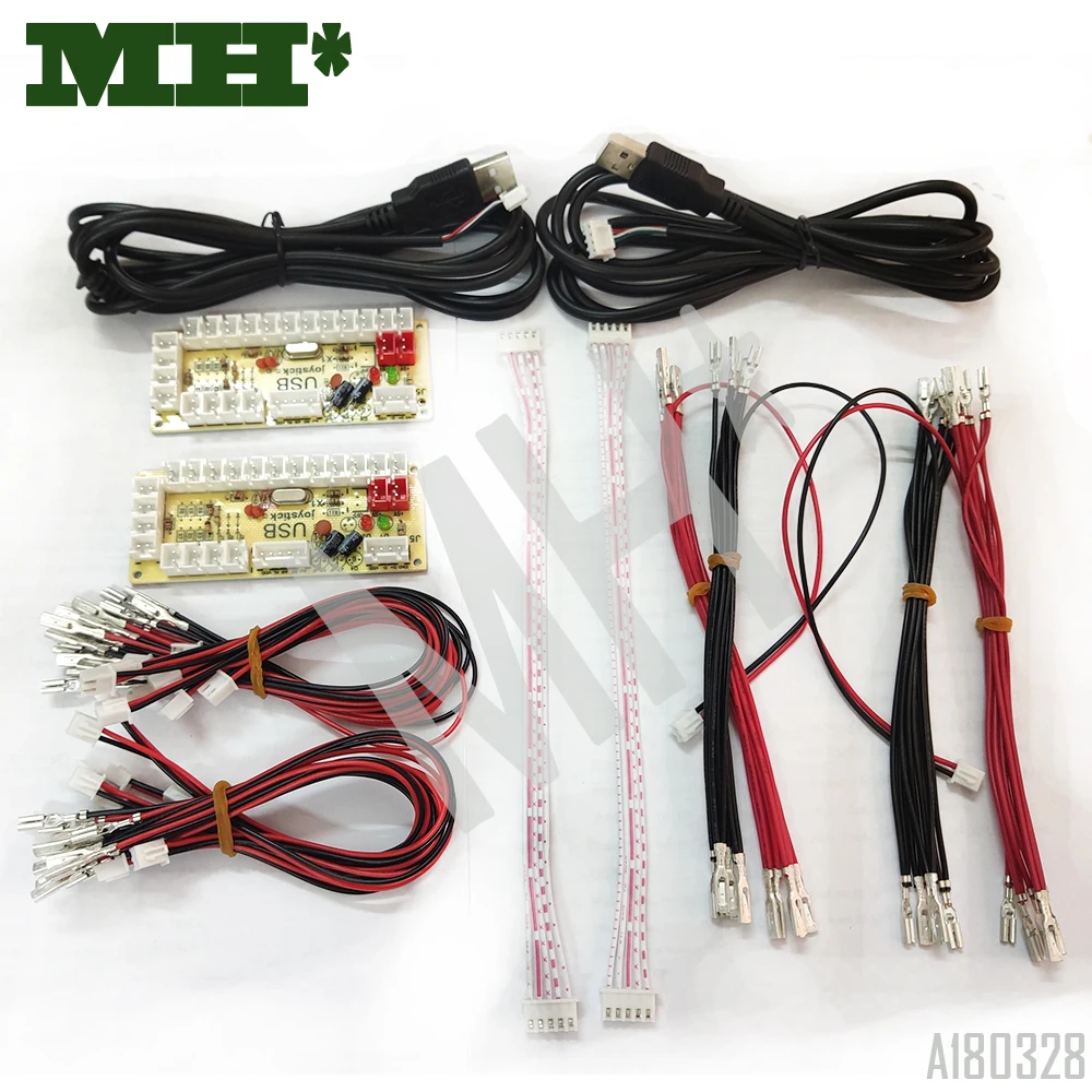 Комплект для самостоятельной сборки с нулевой задержкой 2 игрока USB кодировщик 4 х