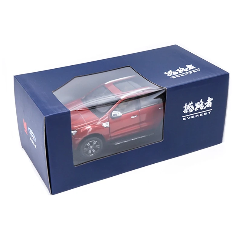 

1:18 Diecast Alloy Model Car for Jiangling Original Ford U375 Everest SUV Vehicles Model Miniature Collection Gift 4 Doors