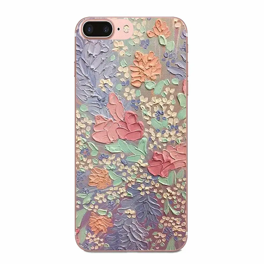 Рисование цветов масляными красками мягкие популярные для Huawei NOVA 2 V20 Y3II Y5 Y5II Y6 Y6II