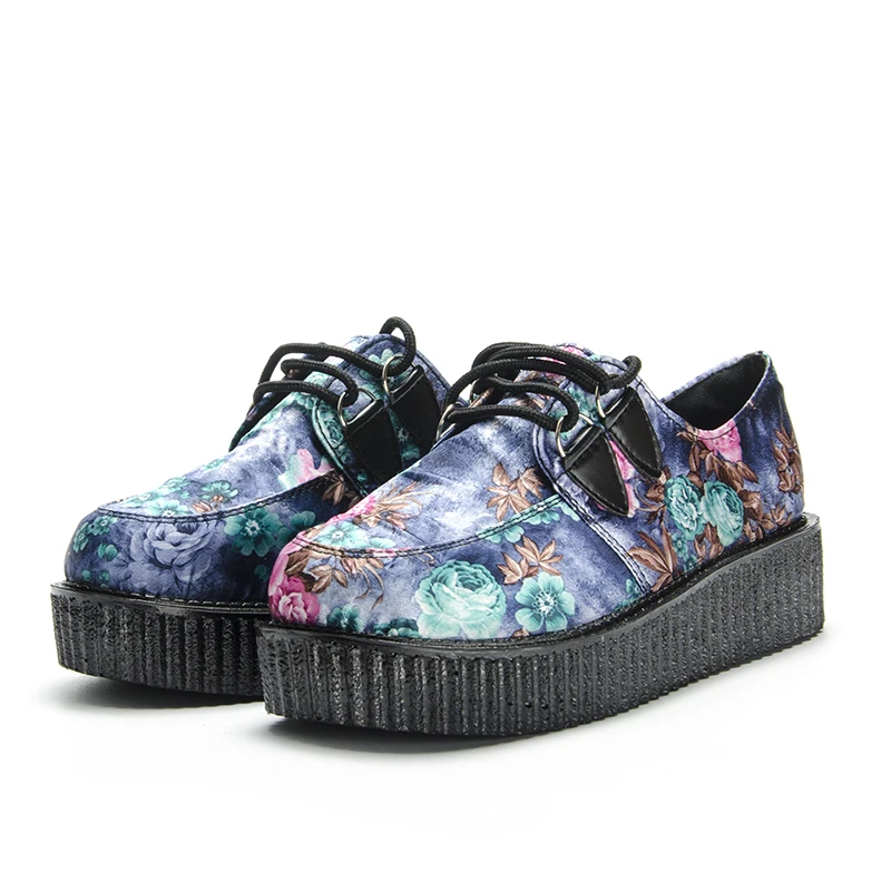 Fujin/Брендовая женская обувь на толстой мягкой подошве с розами Обувь плоской